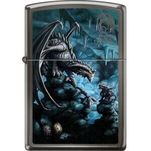 Anne Stokes Street Chrome Dragon Zippo Lighter